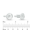 Thumbnail Image 3 of Men's Threaded Button Cuff Links in Sterling Silver