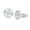 Thumbnail Image 1 of Men's Racecar Steering Wheel Cuff Links in Sterling Silver