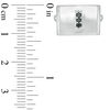 Thumbnail Image 2 of Men's 0.145 CT. T.W. Black Diamond Vertical Trio Cuff Links in Sterling Silver