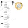 Thumbnail Image 2 of 0.05 CT. T.W. Composite Diamond Stud Earrings in 10K Gold