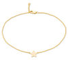 Thumbnail Image 0 of Polished Star Anklet in 10K Gold - 10"