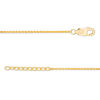 Thumbnail Image 1 of Polished Star Anklet in 10K Gold - 10"
