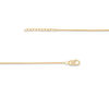 Thumbnail Image 2 of Script "Lucky" with Offset Star Dangle Anklet in 10K Gold - 10"