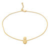 Thumbnail Image 0 of Etched Pineapple Anklet in 10K Gold - 10"