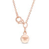 The Kindred Heart from Vera Wang Love Collection 0.45 CT. T.W. Diamond Tilted Pendant in 10K Rose Gold - 19"