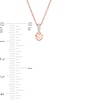 Thumbnail Image 2 of Diamond Accent Heart Pendant in 10K Rose Gold