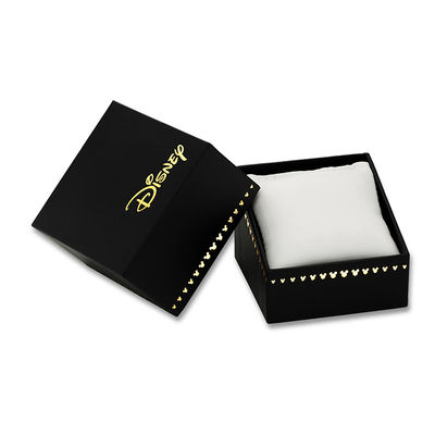 Mickey Mouse & Minnie Mouse 0.23 CT. T.W. Black Diamond Bracelet in Sterling Silver and 10K Rose Gold - 7.5"