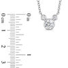 Mickey Mouse & Minnie Mouse 0.45 CT. T.W. Diamond Bezel-Set Necklace in 10K White Gold - 17.75"