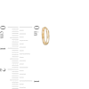 Thumbnail Image 2 of Child's Square Huggie Hoop Earrings in 10K Gold