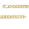 Thumbnail Image 3 of 5.0mm Diamond-Cut "V"-Link Chain Vintage-Style Bracelet in 14K Gold - 7"