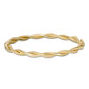 Thumbnail Image 1 of 5.0mm Multi-Finish Twisted Ribbons Hinged Bangle in 14K Gold