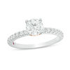 Thumbnail Image 1 of Peoples 100-Year Anniversary 1.25 CT. T.W. Certified Canadian Diamond Engagement Ring in 14K Two-Tone Gold (I/I1)