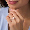 Thumbnail Image 2 of Peoples 100-Year Anniversary 1.25 CT. T.W. Certified Canadian Diamond Engagement Ring in 14K Two-Tone Gold (I/I1)