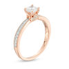 Thumbnail Image 3 of Peoples 100-Year Anniversary 0.59 CT. T.W. Certified Canadian Diamond Engagement Ring in 14K Rose Gold (I/I1)