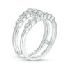 Thumbnail Image 1 of 0.18 CT. T.W. Diamond Vintage-Style Ring Solitaire Enhancer in 10K White Gold