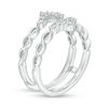 Thumbnail Image 1 of 0.18 CT. T.W. Diamond Tiara Ring Solitaire Enhancer in 10K White Gold