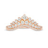 Thumbnail Image 4 of 0.37 CT. T.W. Diamond Tiara Contour Anniversary Band in 14K Rose Gold