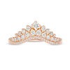 Thumbnail Image 3 of 0.37 CT. T.W. Diamond Tiara Contour Anniversary Band in 14K Rose Gold