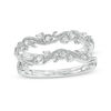 Thumbnail Image 1 of 0.145 CT T.W. Diamond Scroll Filigree Vintage-Style Ring Solitaire Enhancer in Sterling Silver