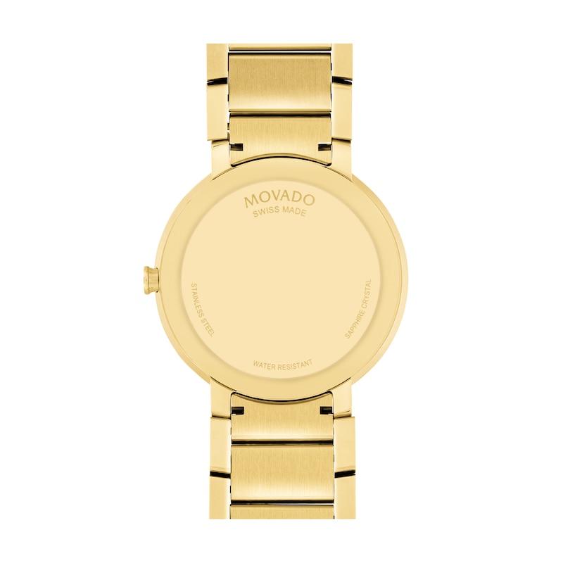 Men's Movado Sapphire™ Gold-Tone PVD Watch (Model: 0607180)
