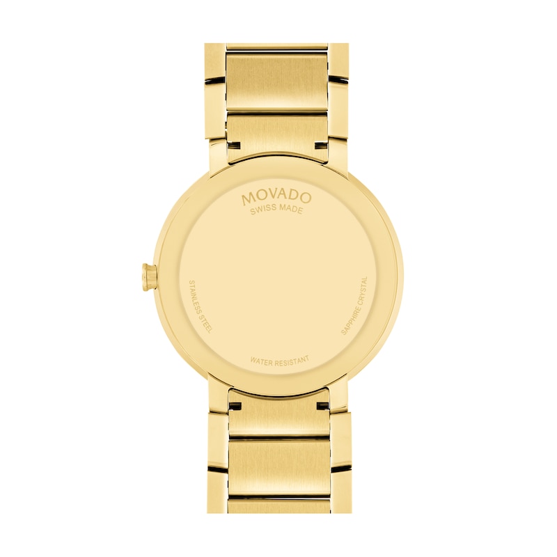 Main Image 3 of Men's Movado Sapphire™ Gold-Tone PVD Watch (Model: 0607180)