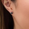 Thumbnail Image 2 of 1.95 CT. T.W. Black Diamond Solitaire Stud Earrings in 14K Rose Gold