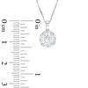 Thumbnail Image 1 of 1.00 CT. T.W. Certified Canadian Diamond Frame Pendant in 14K White Gold (I/I2)