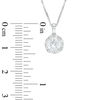 Thumbnail Image 2 of 1.00 CT. T.W. Certified Canadian Diamond Frame Pendant in 14K White Gold (I/I2)