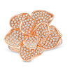 Thumbnail Image 0 of 0.75 CT. T.W. Diamond Flower Ring in 10K Rose Gold