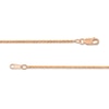 Thumbnail Image 2 of 1.4mm Sparkle Chain Necklace in Solid 10K Rose Gold - 18"