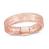 Thumbnail Image 0 of 5.0mm Mesh Flexible Ring in 14K Rose Gold - Size 7