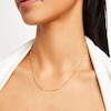 Thumbnail Image 2 of 1.3mm Mirror Flat Chain Necklace in Solid 10K Gold - 18"
