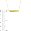Thumbnail Image 2 of Italian Gold Bar Pendant in 14K Gold