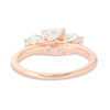 Thumbnail Image 3 of 1.97 CT. T.W. Cushion-Cut Diamond Past Present Future® Engagement Ring in 14K Rose Gold
