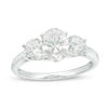 Thumbnail Image 0 of 1.95 CT. T.W. Oval Diamond Past Present Future® Engagement Ring in 14K White Gold