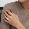 Thumbnail Image 2 of 1.95 CT. T.W. Oval Diamond Past Present Future® Engagement Ring in 14K White Gold