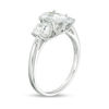 Thumbnail Image 3 of 1.95 CT. T.W. Oval Diamond Past Present Future® Engagement Ring in 14K White Gold