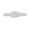 Vera Wang Love Collection 0.95 CT. T.W. Diamond Collar Engagement Ring in 14K White Gold