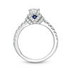 Vera Wang Love Collection 0.95 CT. T.W. Diamond Collar Engagement Ring in 14K White Gold