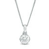 Peoples 100-Year Anniversary CT. Certified Canadian Diamond Solitaire Pendant in 14K White Gold (I/I1
