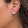 Thumbnail Image 2 of Peoples 100-Year Anniversary 2.00 CT. T.W. Certified Canadian Diamond Solitaire Stud Earrings in 14K White Gold (I/I1)