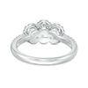 Thumbnail Image 4 of 1.00 CT. T.W. Oval Diamond Past Present Future® Frame Engagement Ring in 14K White Gold