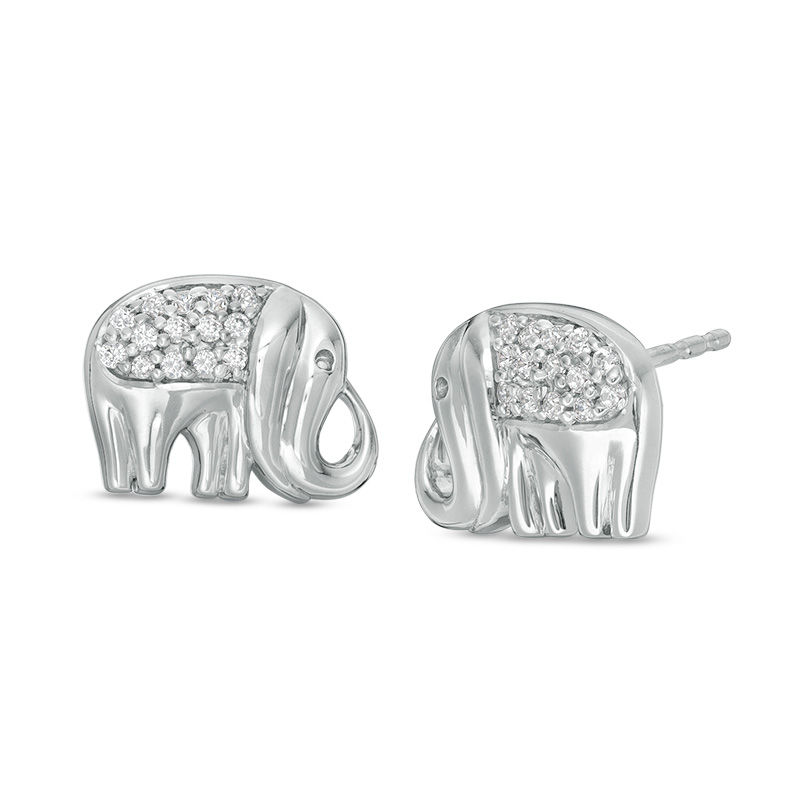 Elephant stud deals earrings