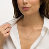 Thumbnail Image 2 of 0.04 CT. T.W. Diamond Star Charm Pendant in 10K Rose Gold