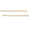 Thumbnail Image 2 of Italian Gold Cubic Zirconia Mesh Chain Bracelet in 14K Gold - 7.5"