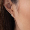 Thumbnail Image 3 of 4.5 - 5.0mm Cultured Freshwater Pearl, Ball Stud and Scallop Hoop Earrings Set in 14K Gold