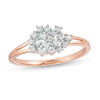 Thumbnail Image 0 of 0.18 CT. T.W. Diamond Scatter Ring in 10K Rose Gold