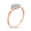 Thumbnail Image 2 of 0.18 CT. T.W. Diamond Scatter Ring in 10K Rose Gold