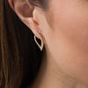 Thumbnail Image 2 of 0.50 CT. T.W. Diamond Marquise Open Drop Earrings in 10K Gold