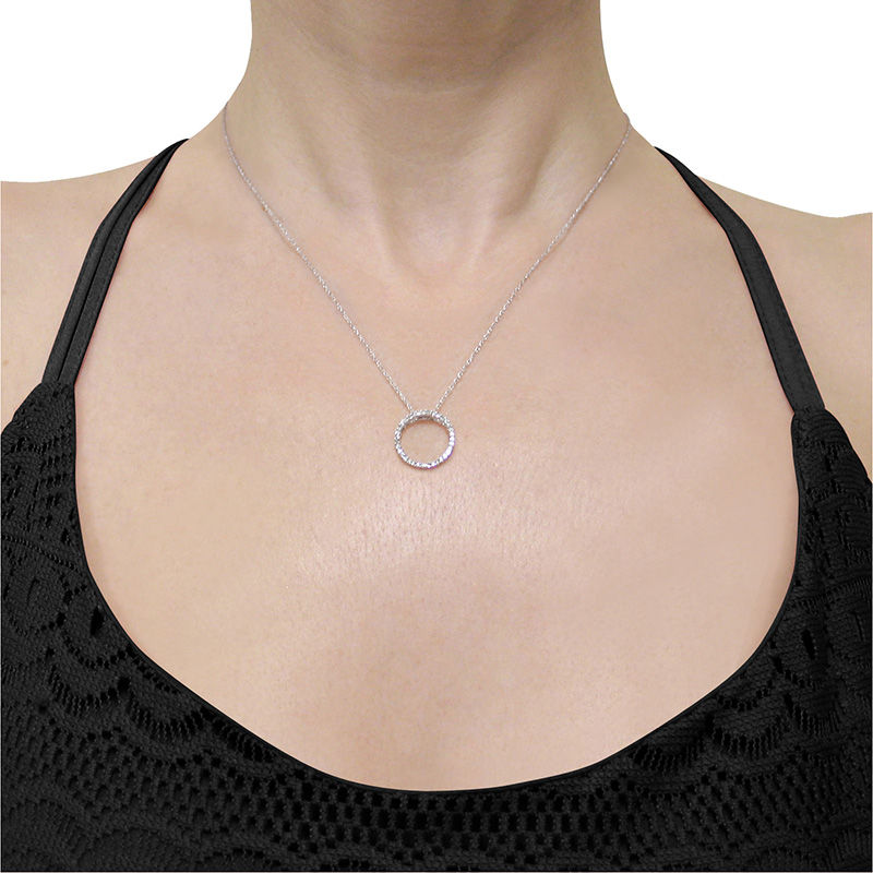 Large Circle Necklace - Available in Sterling Silver and 14k Gold Fill –  Austin Down to Earth